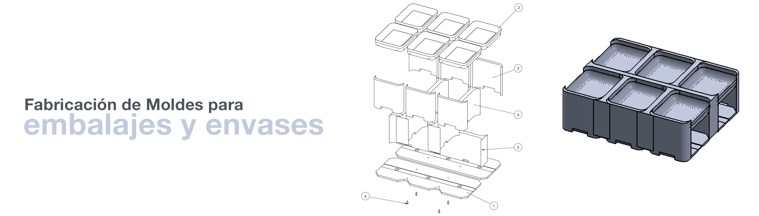 Fabricación de Moldes para embalajes y envases